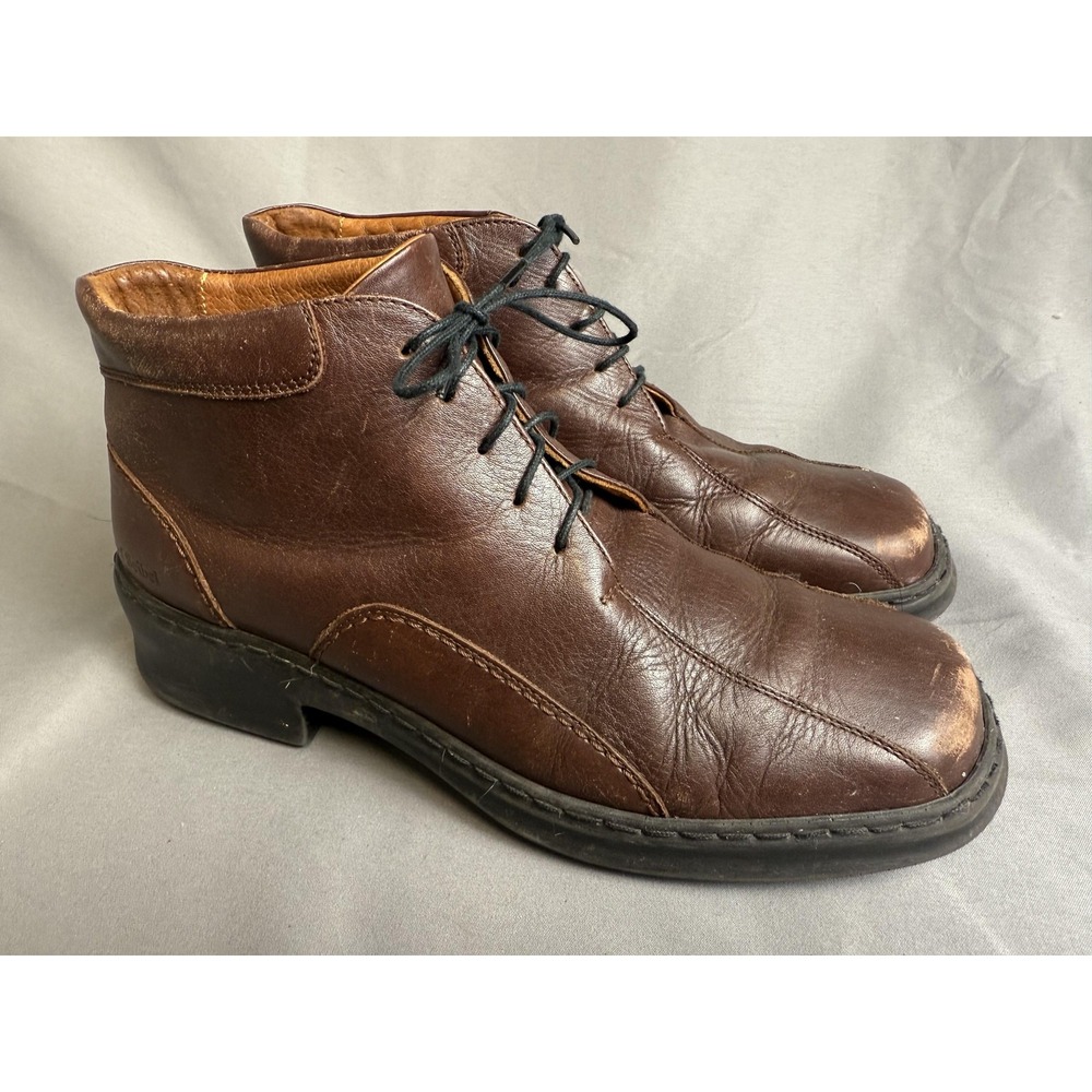 Josef Seibel Shoes Mens Size 40 Brown Leather Lace Up Comfort Walking Casual